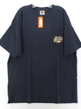 Harley Davidson Shirt XXL Moto West Indies Barbados Pocket 2011 NEW